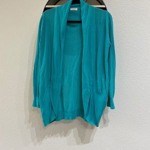 Teal cardigan